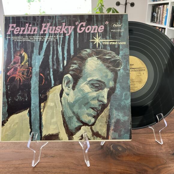 Ferlin Husky Gone Vinyl LP 1960 Capitol The Star Line T-1383 - Picture 1 of 6
